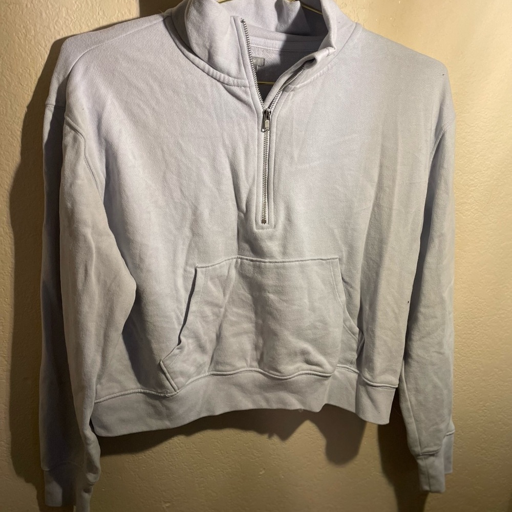 Aerie girls sweatshirt with zipper pull over -Small